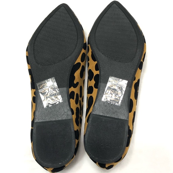 Qupid 6 NWOT leopard cheetah Point toe flats - Picture 9 of 10